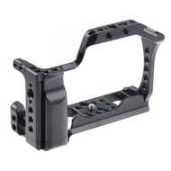 Camera Cage Video Filmmaking Stabilizer Rig Aluminium Alloy Extension Frame with Cold Shoe and 1/4" 