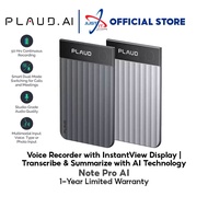 PLAUD AI NOTE PRO AI VOICE RECORDER WITH INSTANTVIEW DISPLAY | TRANSCRIBE & SUMMARIZE WITH AI TECHNO