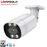 Kamera Ip Warna F1.6 Lens Poe Imx Sensor 8mp 5mp Imx415 335 Keselamatan Cctv H.265 Pengawasan Video 