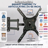 19-60 Inch Full Motion Swivel Arm TV Bracket for Television, Smart TV, LED LCD TV, Monitor