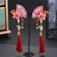 Hair Accessories Hanfu Headdress 22 Vintage Costume Accessories Tassel Clip Girls Little Girls Child