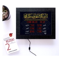 JAM AZAN DIGITAL IMAN & TAQWIM SOLAT + WARRANTY 1 TAHUN