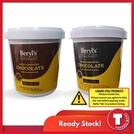 Beryls Pail Ready To Use  Milk / Dark Compound liquid Chocolate 1kg Coklat Cair Cecair LIQUID CHOCOL