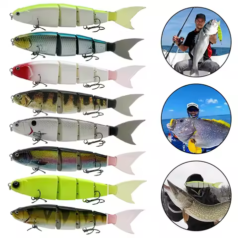 Swimbaits Balam Glide Bait Fishing Lure 4-segment Jointed Fishing Hard Bait Floating Sinking Giant G