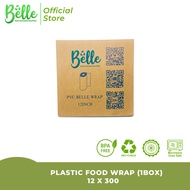 Belle Cling Wrap Plastic Food Wrap  Available sizes (12 x 300m15 x 500m 18 x 500m) 1BOX