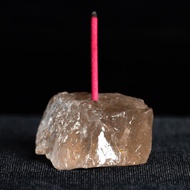 [pl]🔥 หินควอตซ์ธรรมชาติผู้ถือธูปรักษา Agate สีม่วงพลอยสีชมพูสีขาว