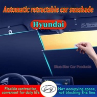 Hyundai Car sunshade automatic retractable curtain front windshield sunshade panel Santa Fe Elantra 