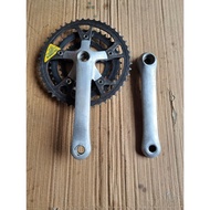 Shimano Crankset 400Lx 48-38-28T Oval