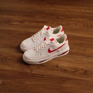 AF 1 Evo White Red University Sneakers