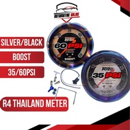 R4 DIESEL 60 PSI 30 PSI Turbo Auto Meter Boost Pressuere Meter Gauge Black/Silver