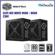 Cooler Master Elite Nex White 230V Series 80+ White Power Supply - W500 / W600