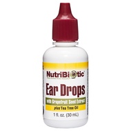 NutriBiotic – Ear Drops, 1 Fl Oz | Gentle & Soothing Ear Support with Grapefruit Seed Extract & Tea 