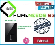 RINNAI RB-3012H-CB 2 Zone Induction Hob  Schott Ceran Glass (Black)Top Plate  Free Delivery