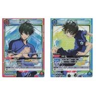 Japanese Union Arena Rin Itoushi UA12BT/BLK-1-075 SR/Horaku Kai UA12BT/BLK-1-059 SR Blue Rock