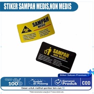 Mini Medical and Non-Medical Waste Stickers