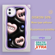 Samsung A02 A04 A03S A04S A04E A03 Core A10S A11 A12 A13 A14 5G A02S M02 Phone Case Love icon 3D col