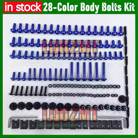 268PCS Fairing Bolts Screws Kit For HONDA NS400R NC19 NS400 NS 400R 400 CC 85 86 87 88 1985 1986 198