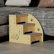 Pet Ladder Elderly Cat Pet Dog Bed Ladder Sofa Ladder Dog Steps Wooden Teddy Cat Stairs