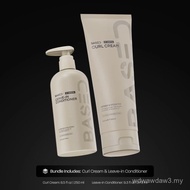 BASED Curly Duo: Premium Non-Toxic Curl Cream & Leave-In Conditioner Bundle - Defines Curls, Control