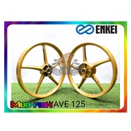 ENKEI WAVE125 SP522 SPORT RIM GOLD, MATT BLACK W125 (1.40/1.40)