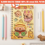 My Melody Kuromi Cinnamoroll 3D Series Planner Notebook + Stickers - School Stationery