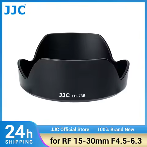 JJC EW-73E Reversible Lens Hood for Canon RF 15-30mm F4.5-6.3 IS STM Lens for EOS R RP R3 R5 R6 R7 R