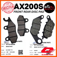 [100% ORI] QJ AX200S AX200 FRONT & REAR BRAKE DISC PAD SET ORIGINAL QJ MOTOR