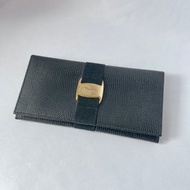 FERRAGAMO Long Wallet 長錢包 銀包 手拿包 日本中古vintage