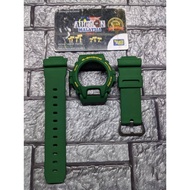 BNB DW6900 HIJAU MATTE + BUCKLE JAPAN FOR ORIGINAL GSHOCK