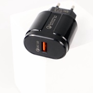 Adapter Head Charger Adapter Fast Charging Usb 1 Port QC3.0 3A 18W