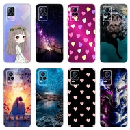 Silicone Case VIVO V21 V21e V20 Phone Case Shockproof Bumper Clear TPU Back Cover VivoV21 V 21 V 21e