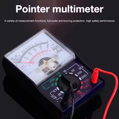 MF-110A Analog Multimeter With Test Pen Dc/ac Voltmeter Analog Meter 250ma Ammeter 250V Tester Mf-11