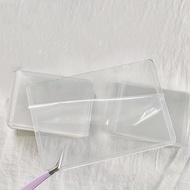 10 Pcs B8 Transparent Plastic Credit Card Holder, Waterproof Clear PVC Card Sleeve Case Cover for Ph