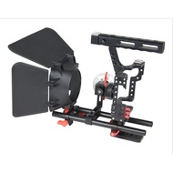 Camera Cage Kit with Follow Focus Matte Box for A7 CAGE SET for DSLR GH4 A7S A7 A7R A7RII A7SII