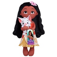 Disney Princess Lil' Friends Plushie Moana & Pua 14-inch Plushie Doll, Kids Toys for Ages 3 Up by Ju