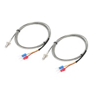 MECCANIXITY 2pcs Thermocouple Temperature Sensor M6 Screw Temperature Probes J Type 5ft 0 to 750°C(3