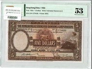 1954年 滙豐銀行 TQG評級53分