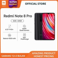 Xiomi Redmi Note 8 Pro Ram 6/128 Garansi Baru