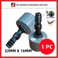 TEC [1 PCS] PVC CONVERTOR LDPE PVC PIPE 32MM TO 16MM LDPE PIPE FITTING Pertanian Agriculture Agro Hy