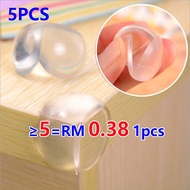 5Pcs Table Edge Corner Protector Child Baby Safety Silicone Protector Cover for Kids Anticollision G