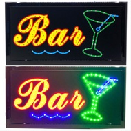 LED Sign  BAR   ป้ายไฟประดับร้าน  ป้ายไฟLEDสำเร็จรูป  ป้ายLEDประหยัดไฟ ป้ายไฟ AC220V เพิ่มความโดดเด่