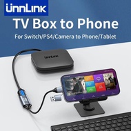 NEW Unnlink 1080P 60Fps Video Capture Card HDMI to USB & Type C for Switch PS4 TV Box PC to Phone Ta