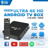 AUTHENTIC MXQ Pro 4K Android 11.0 TV Box 5G for Non Smart TV Ultra HD Quad Core TV Box 2.4G Wifi 8GB