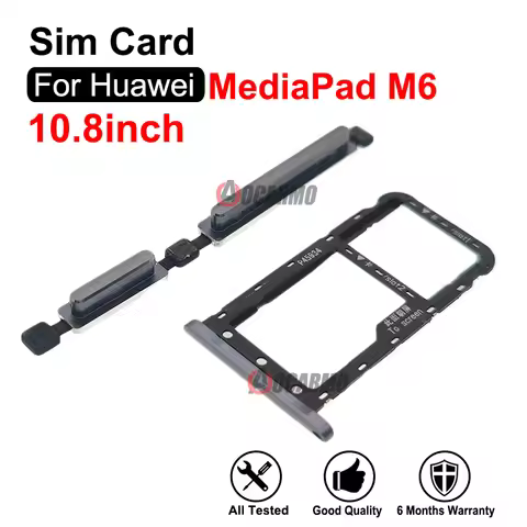 Gold Grey Side key For Huawei MediaPad M6 10.8" Sim Card Tray Replacement Parts