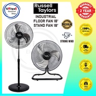 Russell Taylors Industrial Stand Fan 18" SF6/  Floor Fan 3 blade 18 inch FF6  kipas besi