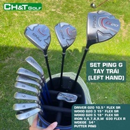 PING G20, G30 golf club set left hand Driver 9* wood 3.5 technical 54* 5,6,7,8,9,W bright and beauti