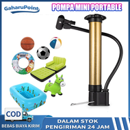 POMPA MINI PORTABLE /POMPA TANGAN SEPEDA MANUAL MINI PORTABLE OUTDOOR/ Sepeda Mini POMPA ANGIN BAN/ 
