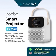 Wanbo T2 Free/T2 Max/T6 Max Smart Portable Mini Projector Full HD 1080P Indoor Home Theater Combo Mi