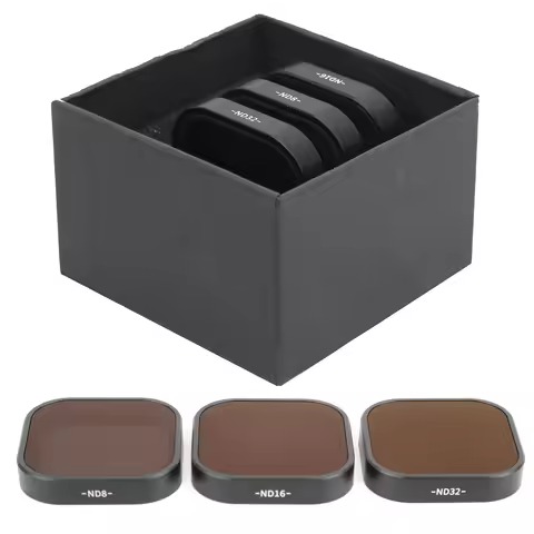ND Filter Kit Neutral Density Filter Set Motion Camera Filter Kit ND 8/16/32 Neutral Density Filter 
