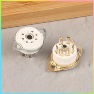 (COD) 2 PCS 7pin B7G Ceramic Vacuum Tube Soet Valve Base For 6Z4/EAA91/EC92, Etc. Vintage Audio Ampl